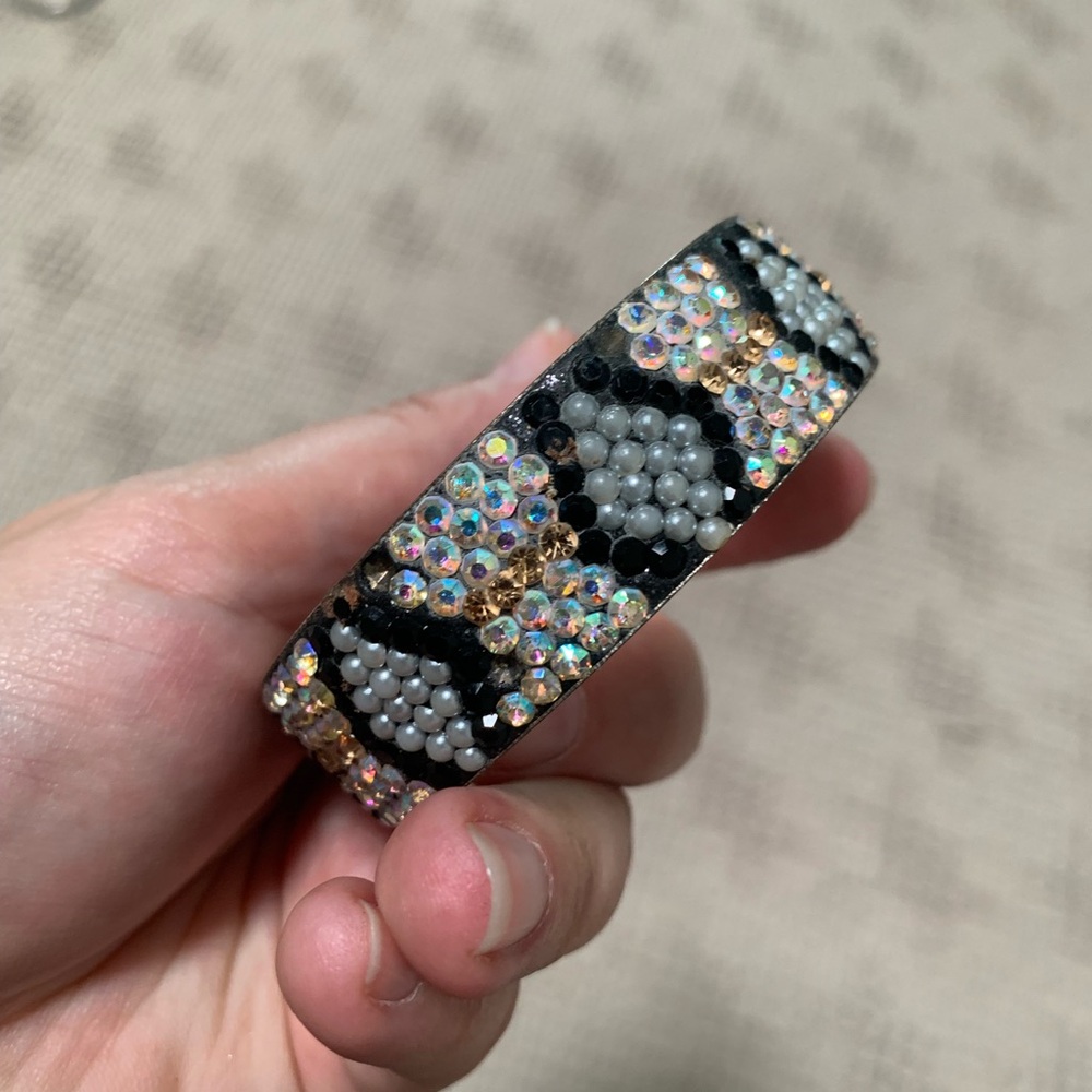 Sparkling Beaded Bracelet Bangle